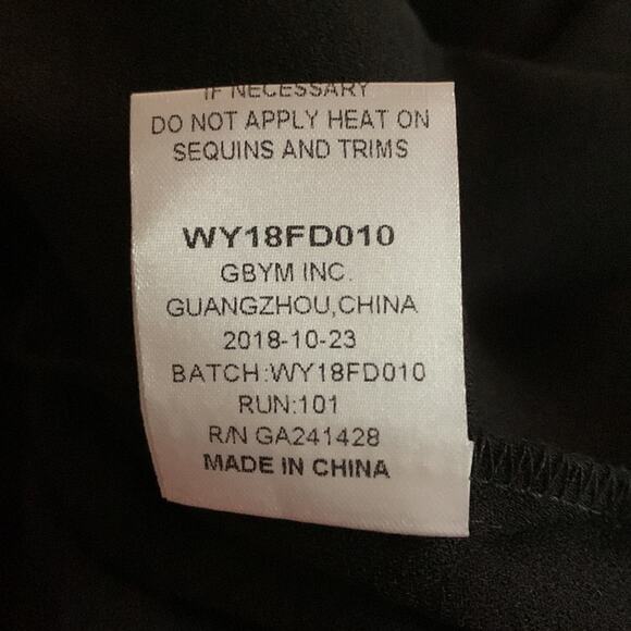 NWT Front Tie Mini Dress by Truly Me Black Size XL - Picture 9 of 9